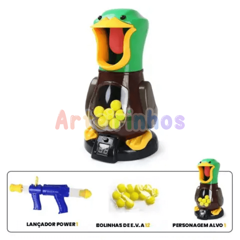 Pato divertido - Pato de tiro - Arteirinhos