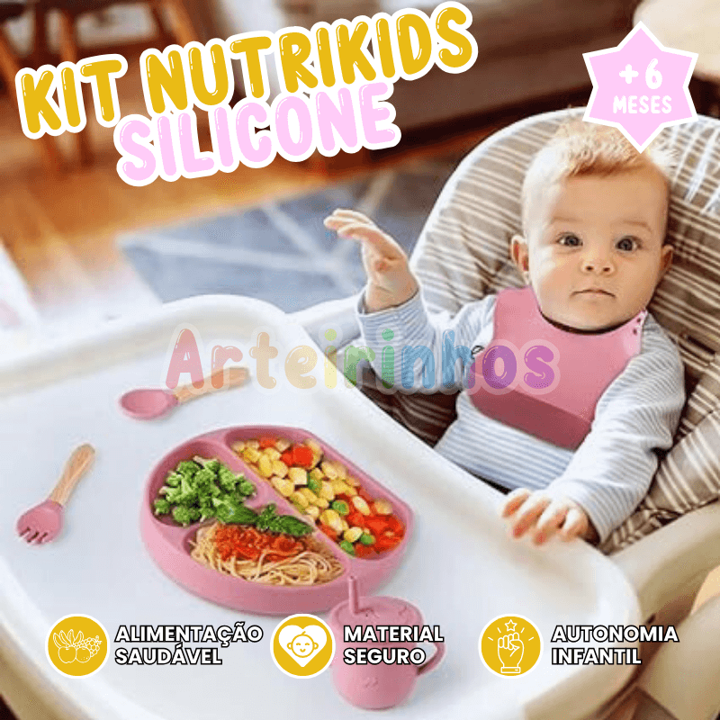 Kit de silicona Nutrikids - Introducción a los alimentos (9 piezas)