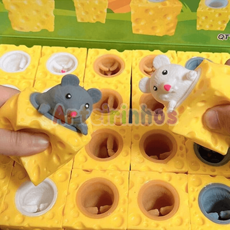 Ratón en el queso antiestrés