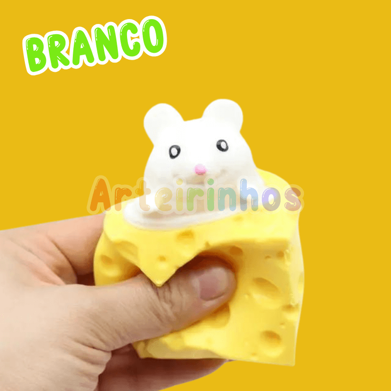 Ratón en el queso antiestrés