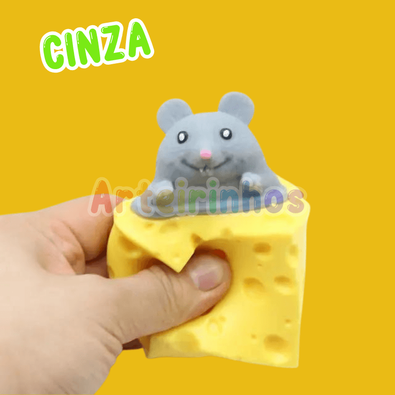 Ratón en el queso antiestrés