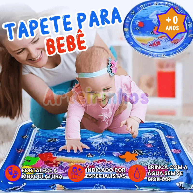 Tapete de agua para bebés - Arteirinhos