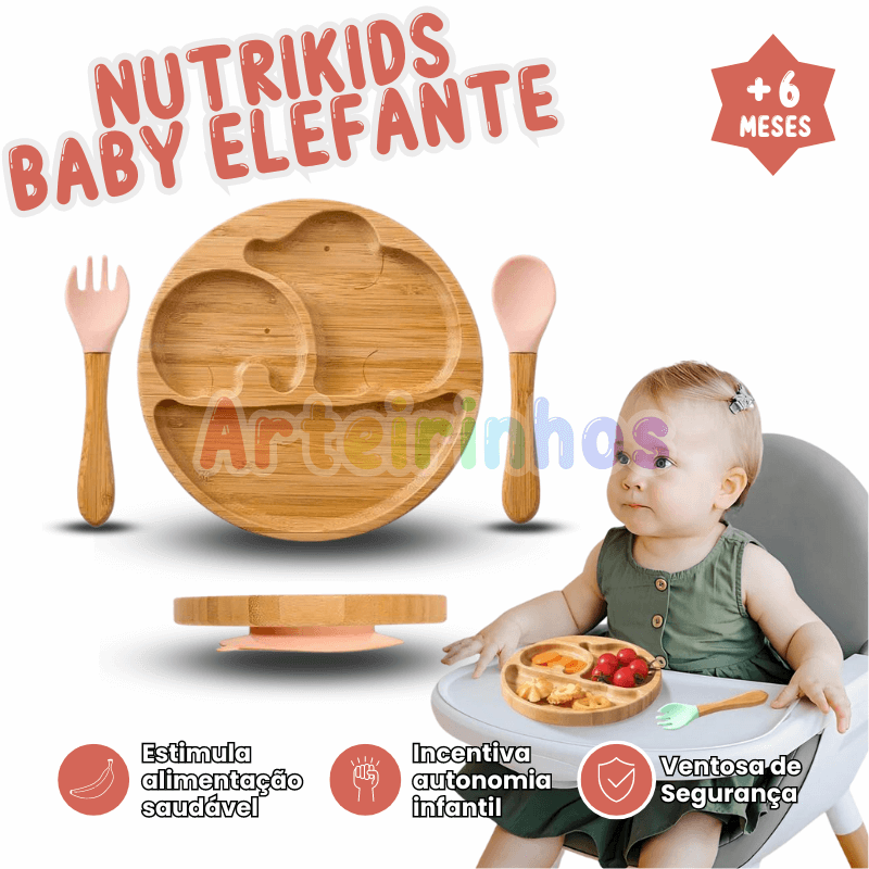 Kit de Elefante Bebé Nutrikids - Introducción a la Alimentación