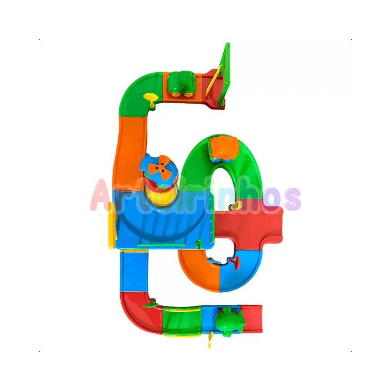 Kit de pista para cochecito de bebé con 34 piezas + 4 cochecitos