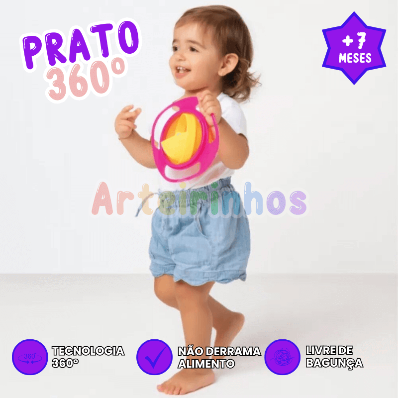 Plato giratorio de 360° - Sin derrames