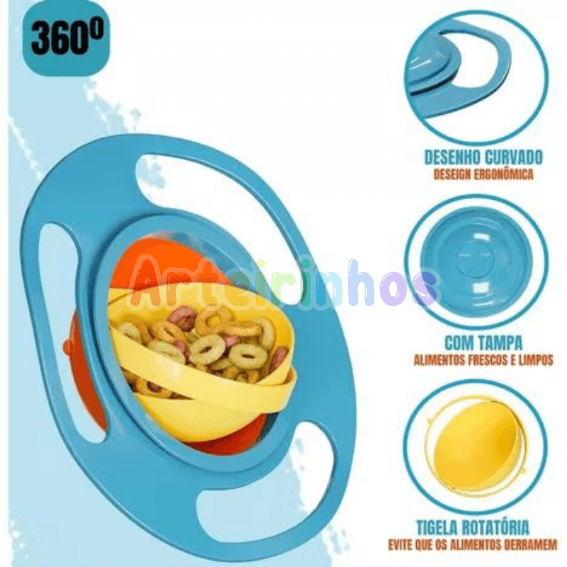 Plato giratorio de 360° - Sin derrames