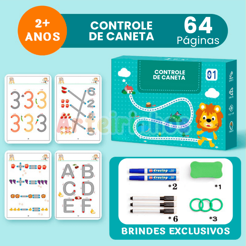 Caderno Montessori - Treina a Coordenação Motora