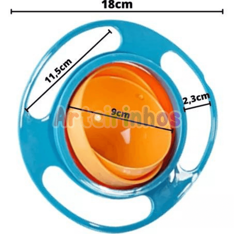 Plato giratorio de 360° - Sin derrames