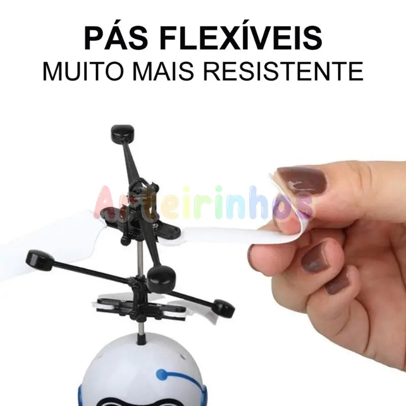 Mini helicóptero volador con sensor infrarrojo - Heli Drone