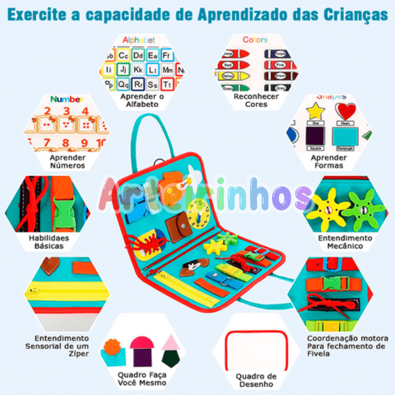 Estuche sensorial Montessori + 19 actividades