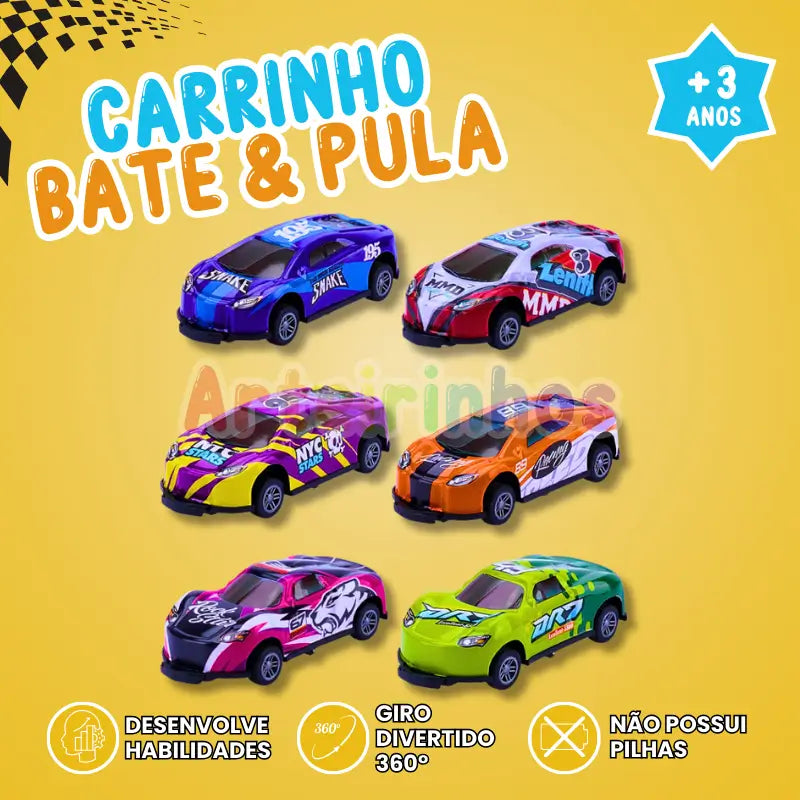 Carrinho Bate e Pula 360°