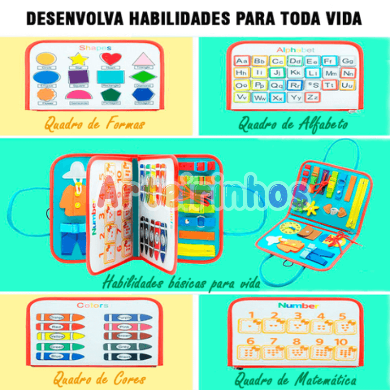 Estuche sensorial Montessori + 19 actividades