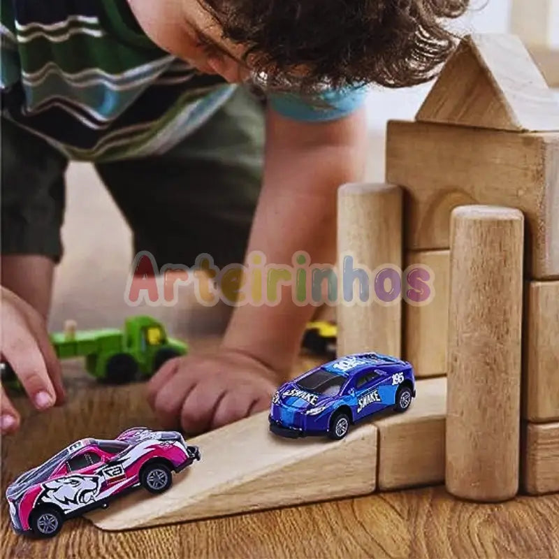 Carrinho Bate e Pula 360° (Kit 3 Unidades) - PROMOÇÃO