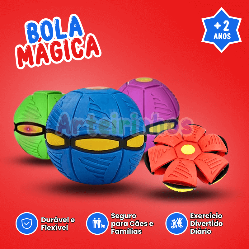 Bola Mágica Pula pula - Arteirinhos
