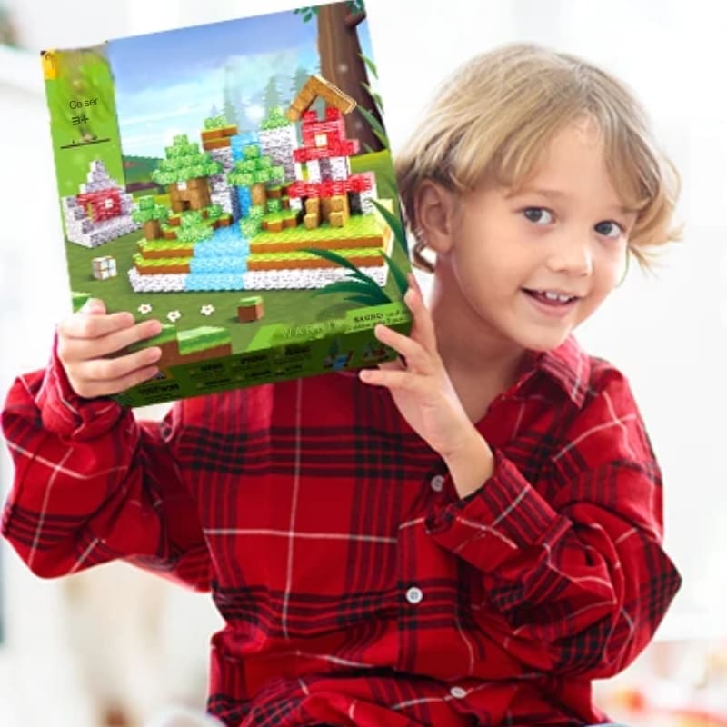 Juguete de construcción educativo magnético - Minecraft