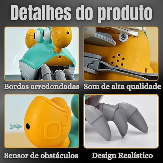 Carangueijo Fujão - CrabiKids - Especial dia Das Crianças