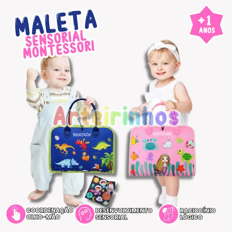 Estuche sensorial Montessori + 19 actividades