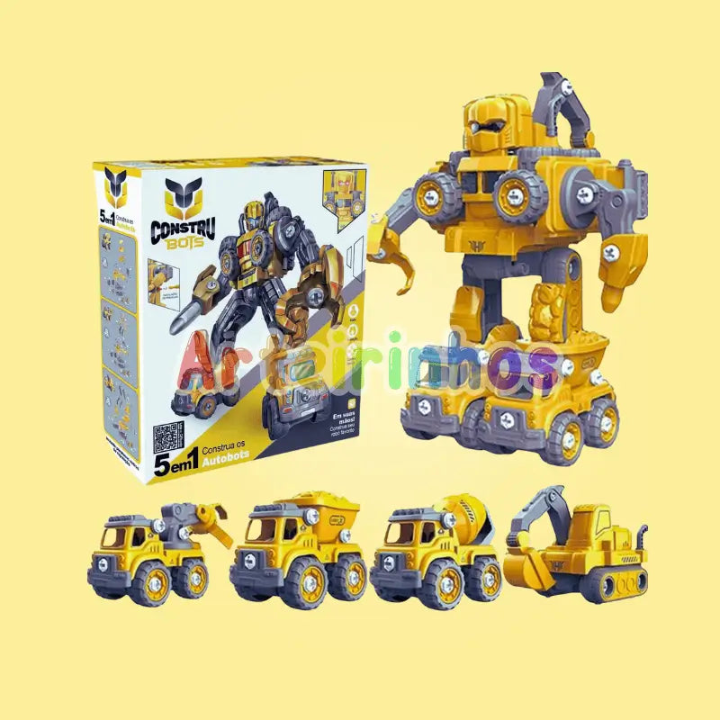 Construbots Robot 5 en 1 - Arteirinhos