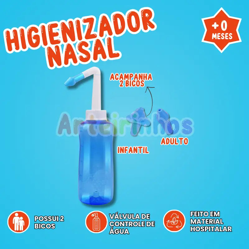 Higienizador Nasal Infantil Arteirinhos