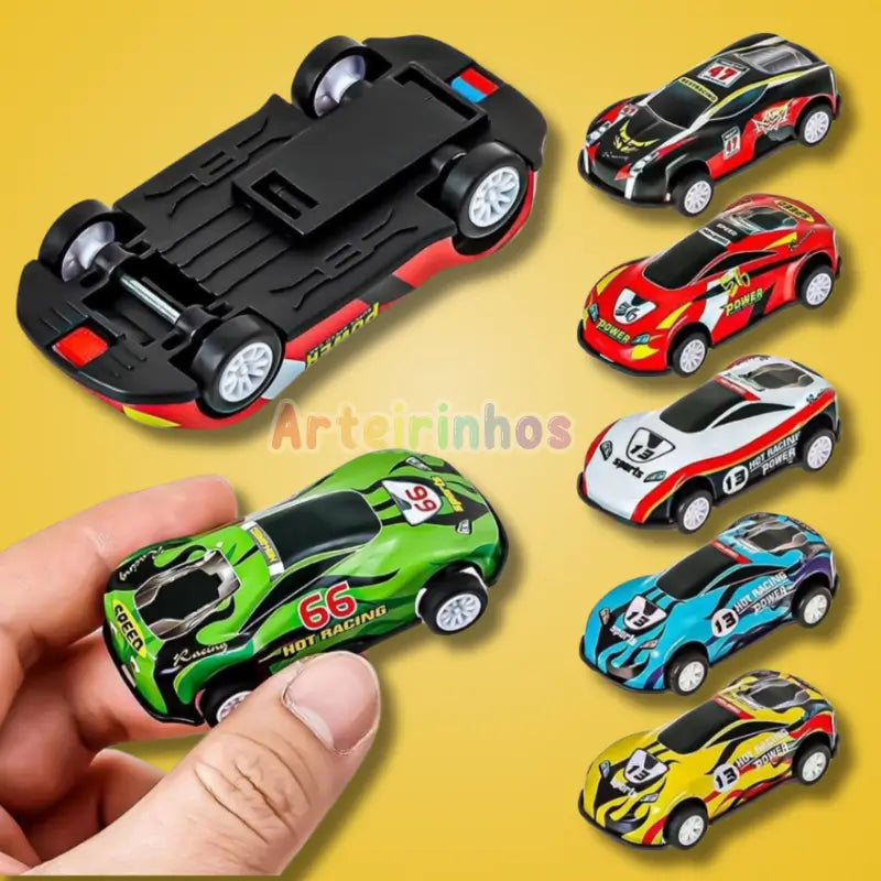 Carrinho Bate e Pula 360° (Kit 3 Unidades) - PROMOÇÃO