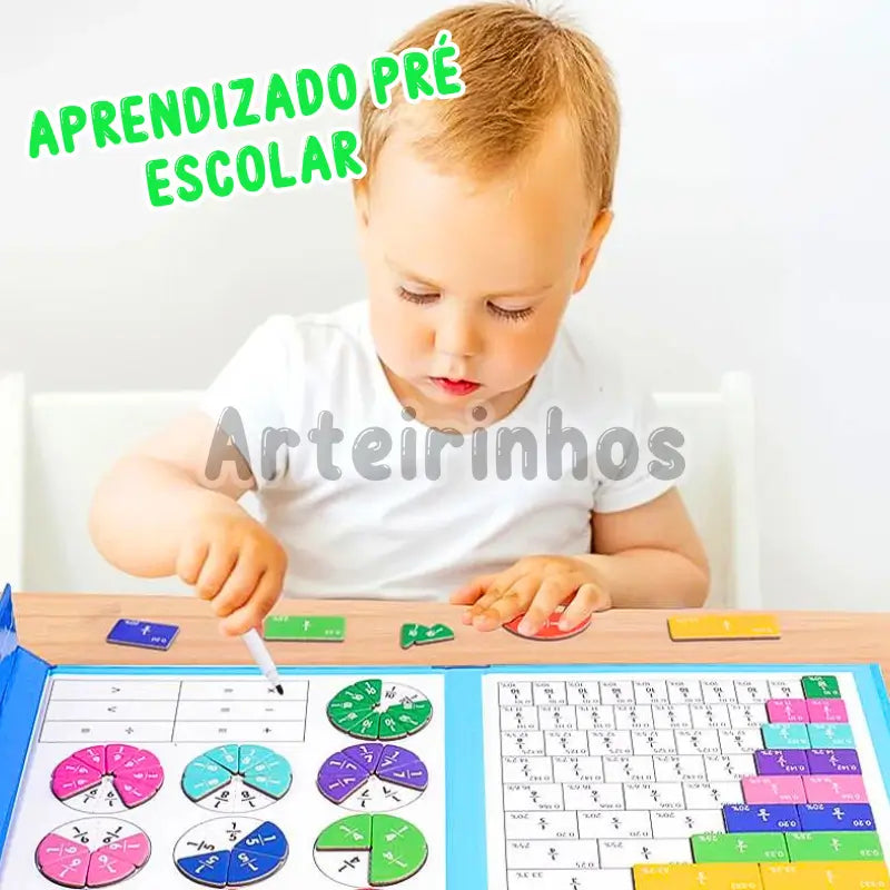 Rompecabezas de fracciones magnéticas