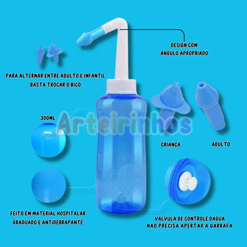 Higienizador Nasal Infantil Arteirinhos
