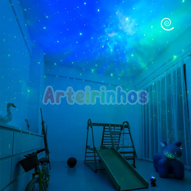 Proyector de astronauta estrella