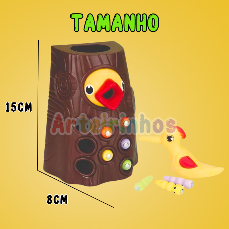 Pájaro carpintero magnético - Montessori